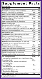 New Chapter Women’s Multivitamin, Iron, B6, B12, Biotin for Hair Growth, D3, VIT C, Zinc for Immune & Stress, Gentle on an Empty Stomach, Daily, Non-GMO, Gluten-Free, 18+, 96 Tablets, (Pack of 2)