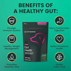 VetriScience Gut Health Chews, Probiotic Everyday Digestive Supplement for Dogs, Pet Probiotics for Digestion Support, Gas and Diarrhea, Immune Support, 1 Billion CFU Per Chew, Duck, 120 Count
