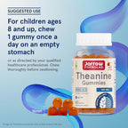 Jarrow Formulas® Theanine 100 mg Gummies, Dietary Supplement That Promotes Calmness, 60 Apple-Flavored Gummies, 60 Day Supply