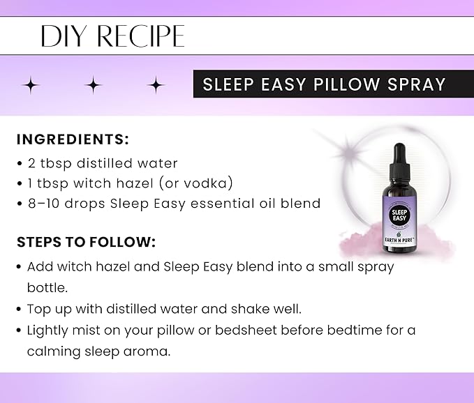 Earth N Pure Essential Oil Blend for Sleep Easy 50 ml