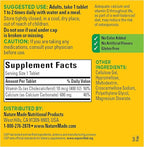 Nature Made Calcium 600 mg with Vitamin D3, Dietary Supplement for Bone Support, 220 Tablets - Pack of 2
