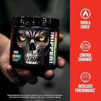 JNX SPORTS The Ripper! Fat Burner Pre Workout for Men & Women – Thermogenic Fat Burning Powder & Appetite Suppressant, Boost Energy & Endurance – Sour Candy 30 Servings