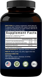 Pure Magnesium Glycinate 500mg with Fat Soluble Vitamin C, 480 Veggie Capsules (2 Pack) – 100% Chelated & Purified – 3rd Party Tested, Filler Free, Vegan Friendly, Non-GMO