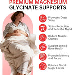 Magnesium Glycinate Gummies 500mg – Sugar Free Magnesium Gummies with L-Theanine - Sleep, Calm, Stress Relief for Adults & Kids 4+, Vegan, No Melatonin (Strawberry Flavor, 60 Count)