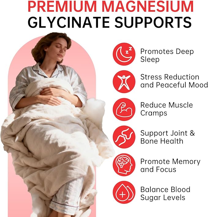 Magnesium Glycinate Gummies 500mg – Sugar Free Magnesium Gummies with L-Theanine - Sleep, Calm, Stress Relief for Adults & Kids 4+, Vegan, No Melatonin (Strawberry Flavor, 60 Count)