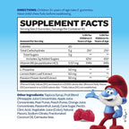 Smurfs Kids Calm Gummies | Calming Gummies for Kids with Lemon Balm & L Theanine | Made with Real Fruit | Doctor Developed | Gelatin Free Non-GMO No Artificial Flavors or Colors | 40 Servings
