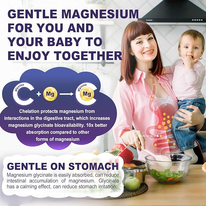 Magnesium Glycinate Gummies 500mg/250mg for Adults Kids Teens, Sugar Free Magnesium Calm Sleep Aid, Kids Sleep Gummies with L-Theanine Glycine B6 for Sleep, Calm, Muscle,Relax Brain,No Melatonin,2Pack