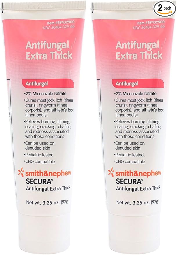 Secura Extra Thick Medicated Cream, 3.25 oz Tube (Pack of 2)