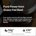 True Nutrition Grass Fed Beef Protein Isolate Powder - 29g Protein per Serving - Zero Carb, Fat Free, Dairy Free, Non-GMO - Paleo, Keto, Carnivore - Chocolate Fudge Brownie - 1lb