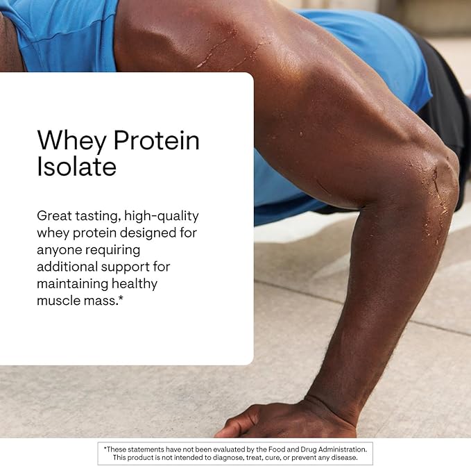 THORNE - Whey Protein Isolate - Balanced Amino Acids Profile with BCAAs - 21 Grams of Easy to Digest Whey Protein Powder - NSF Certified for Sport - Chocolate - Gluten & Soy-Free - 30 Servings