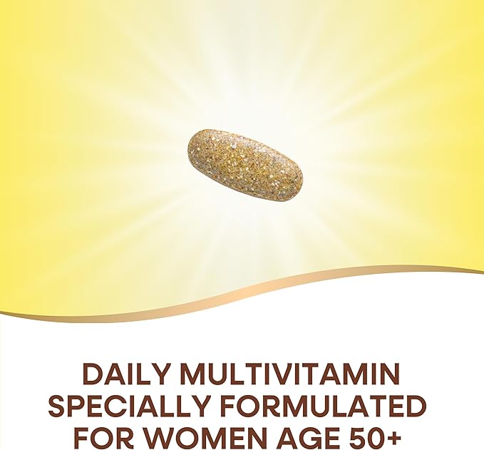 Nature’s Way Alive! Ultra Potency Multivitamin for Women 50 Plus, Complete High Potency Formula with Vitamin D3, C, E, Methylated B12, Supports, Heart, Brain, and Bone Health*, 150 Tablets