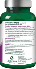 Vet's Best Cat Urinary Supplement, Urinary Tract Support Chewable for Cats, Supports A Healthy Urinary Tract in Cats, 60 Chewable Tablets