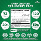 Zazzee Ultimate Urinary Tract Support Bundle | Super Concentrated Proanthocyanidin Cranberry Extract Capsules Plus D-Mannose 1000mg Capsules for UT & Bladder Cleansing