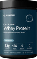 Gainful Everyday Whey Protein Powder, 23g Protein per Serving, Unflavored, Supports Muscle Growth, Recovery, & Daily Nutrition, with Whey Isolate, Casein, & No Artificial Ingredients, 14 Servings