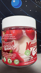 Magnesium Glycinate Soft Chews, Strawberry Flavor.Chewable Sugar Free Potassium Magnesium Chews with Magnesium Glycinate, Vitamin D, B6, and CoQ10 for Calm Support & Sleep for Adults, 60 Days Supply