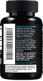 Creatine Monohydrate 3000mg Per Serving - 3X Strength Micronized Creatine Powder - Supports Lean Muscle, Strength, Energy, & Endurance - All Natural Supplement, Non-GMO, Bottled in USA - 60 Capsules