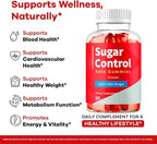 (2 Pack) SugarControl Keto Gummies - Official SugarControl Advanced Apple Cider Vinegar Gummys All Natural Supplement Support, 120 Gummies for 2 Months