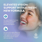 Vision Support Gummies for Adults - Lutein and Zeaxanthin Supplements for Eye Health - Potent Lutein Eye Vitamins for Blue Light Protection, Dryness, Strain Support & Visual Sharpness - 120 Count