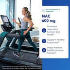 Pure Encapsulations NAC 600 mg - N-Acetyl Cysteine NAC Supplement for Lung Health & Immune Support, Liver Support & Antioxidants* - with Freeform N-Acetyl-L-Cysteine - 30 Capsules
