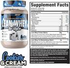 MuscleSport Lean Whey Revolution™, Whey Protein Isolate with Hydrolyzed Whey - Low Calorie, Low Carb, Low Fat, Incredible Flavors - 25g protein per scoop (2lb, Cookies N Cream)