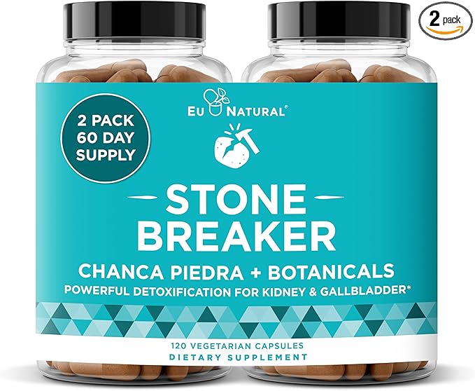 Chanca Piedra Stone Breaker - The Original Stone Breaking Formula with Celery Seed & Parsley - Supports Kidney, Gallbladder & Urinary Tract Cleansing to Help Flush Impurities - 120 Vegetarian Capsules