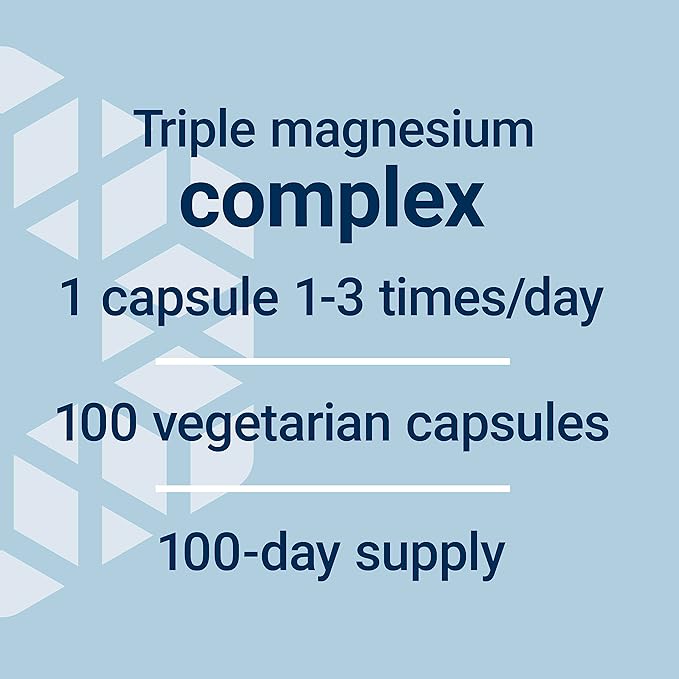 Life Extension Magnesium Caps, 500 mg, Magnesium Succinate, Heart Health, Healthy Bones, Metabolism Support - Pack of Two - 2 x 100 Vegetarian Capsules
