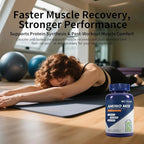 Amino Acid, Supports Muscle Recovery and Lean Muscle Growth, Enhances Energy and Endurance, Contains Essential Amino Acids and BCAAs, 180 Capsules (2 Bottles)