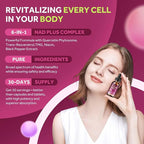 Liposomal NAD Supplement - 1200mg NAD+ Liquid Drops for Women & Men with Nicotinamide, Resveratrol, Quercetin, TMG, Black Pepper Extract - Brain & Cellular Mitochondrial Health, Anti-Aging, Longevity