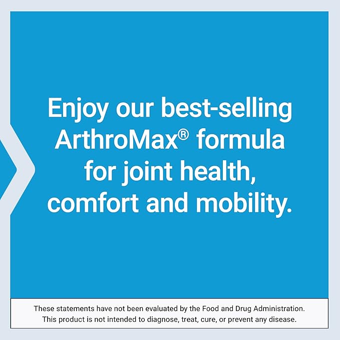 Life Extension ArthroMax® Advanced NT2 Collagen™ & AprèsFlex®, glucosamine sulfate, Boswellia (Indian Frankincense), Joint Health, Mobility, Gluten-Free, Non-GMO, 60 Capsules