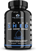 Water Pills Diuretic Water Retention - Liver Detox, Kidney Cleanse, Weight, Swelling Legs & Feet, Edema, Bloating Relief, Fluid Balance - Dandelion Vitamin B6 Green Tea Watershed Max Strength 60ct (1)
