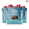 SlimFast Essentials 30g Protein Shake Chocolate, Protein Shakes Ready to Drink, Muscle Support, 1g Sugar, 25 Vitamins and Minerals, 3g Net Carbs, Ultimate Chocolate, 12 Count