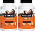 Nutri-Vet Fish Oil Supplement for Dogs,Omega 3,Fish Oil for Dogs,Pet Supplies,Pet Vitamins and Supplements,EPA DHA Formula,Puppy Vitamins,Shed Control,New Puppy Essentials,100 Count (Pack of 2)