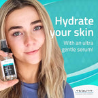YEOUTH Pure Hyaluronic Acid Serum for Face 99% for Dry & Dull Skin, Hydrating Hyaluronic Acid Face Serum for Women & Men, Facial Care For All Skin Types 1oz