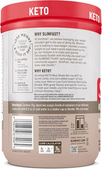 SlimFast Keto Meal Replacement Powder, Keto Meal Replacement Shake, Low Carb, Whey Protein, Collagen Protein, Grass Fed Butter, Weight Loss Shakes Powder, Gluten Free, Vanilla Cake Batter, 10 Servings