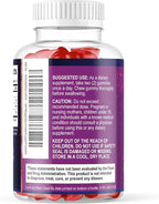 Magnesium Glycinate Gummies - Sugar Free - 100% Chelated Magnesium Gummy Supplement for Max Absorption - for Sleep Support & Heart, Muscle & Bone Health - Gentle on Stomach, Grape Flavor - 60 Gummies