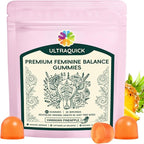 Premium Feminine Balance Gummies - 60 Count (30-Day Supply) - Pineapple Flavor Vaginal Health Supplements for Women - Probiotic & Antioxidant Support for Odor, Freshness & pH Balance