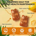 Pumpkin Seed Oil Gummies with Saw Palmetto, Pumpkin Seed Oil Extract for Hair Growth & Prostate Health, Cold-Pressed Supplements for Women Men, Vegan, Sugar Free, Lemon, 60 Chewable