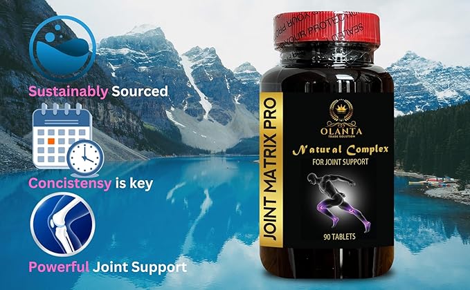 Joint Matrix PRO Complex - Flexibility and Balance for Seniors Over 60, Joint Support Supplements for Men & Women, Alfalfa Herb Powder - 1 Bottle