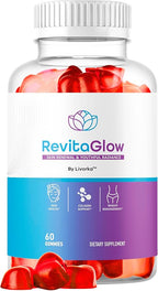 RevitaGlow Gummies - Official Revita Glow Gummy Premium Natural Skin Health Support, RevitaGlowGummies for Gut and Skin Healthy Advanced Renewal Formula Gummys, 60 Gummies for 1 Month