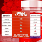 (2 Pack) SugarControl Keto Gummies, Official SugarControl Gummys with All Natural Ingredients, Advanced Apple Cider Vinegar Gummy for Health and Wellness, Max Strength Vitamin Supplement (120 Gummies)