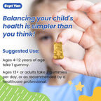 Magnesium Gummies for Kids - Magnesium Citrate Supplement with Vitamin B6, L-theanine, Chamomile & Lemon Balm - Calm Magnesium for Kids & Adults Sleep, Relaxation, Pineapple Flavor 60 Gummies