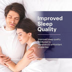 Sleeping Pills & Resveratrol Supplement for Anti Aging - Sleep Supplement with Melatonin, Resveratrol, Zinc & Magnesium - Wake Up Looking Younger with Non Habit Forming Sleep Meds - 60 Caps