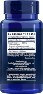 Life Extension Skin Restoring Ceramides, 50 Veg Capsules - Vegetarian Phytoceramide Supplement