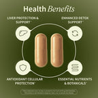 Snap Supplements Liver Health & Detox - Milk Thistle Supplement Supports Healthy Liver and Digestive Health, 60 Vegetarian Capsules (1 Month Supply)