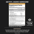 PMD Methyl Andro Hardcore - Support Testosterone for Lean Muscle & Strength Gains-Weightlifting and Workout Performance- Dietary Supplement (90 Capsules)