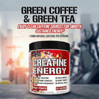 Evlution Nutrition Creatine Energy - Supports Muscle Growth, Boosts Energy, Endurance & Cognition - 5g Pure Creatine Monohydrate Per Serving - B + C Vitamin Complex - 30 Servings - Fruit Punch