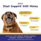 PupGrade Joint Support Supplement for Dogs - Glucosamine + Chondroitin with MSM and Perna - Supports Normal Hip & Joint Health for Occasional Discomfort, Beef Flavor - 360 Soft Chews