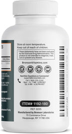 Bronson Vitamin D3 10,000 IU (250 MCG) for Healthy Muscle Function and Immune Support, Non-GMO, 180 Tablets