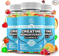 Creatine Gummies for Women & Men - Creatine Monohydrate Gummies Tasty Chewable Supplement, Muscle Support & Energy Boost (3 Pack)