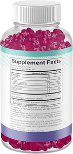 Sugar Free Magnesium Gummies for Kids - Chewable Kids Magnesium Supplement, Calm & Sleep Support, Anti-Stress, Bone Health, Muscle Relaxation, Non-GMO Gluten-Free, Natural Great Taste 90 Vegan Gummies